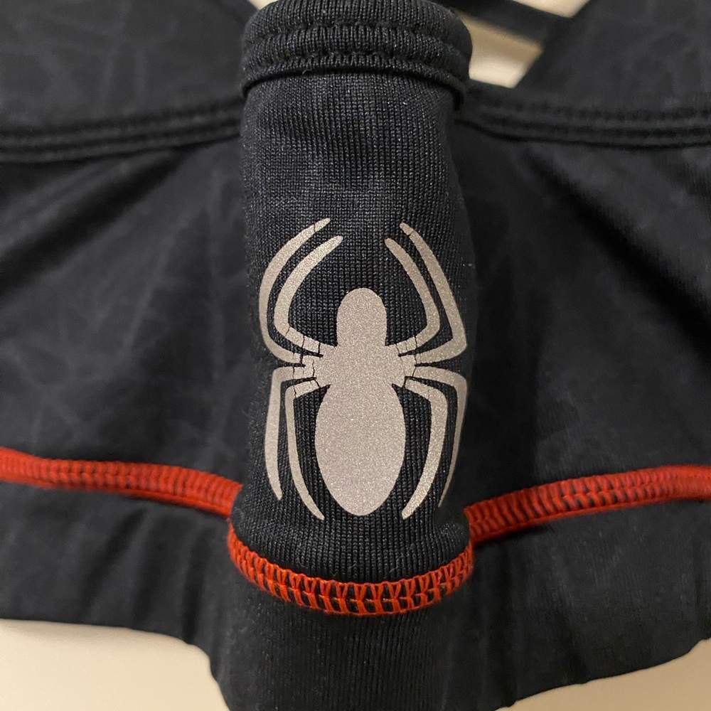 Marvel Hero Elite Spider-Man Print Crisscross Sports Bra by Her Universe - Picture 5 of 9